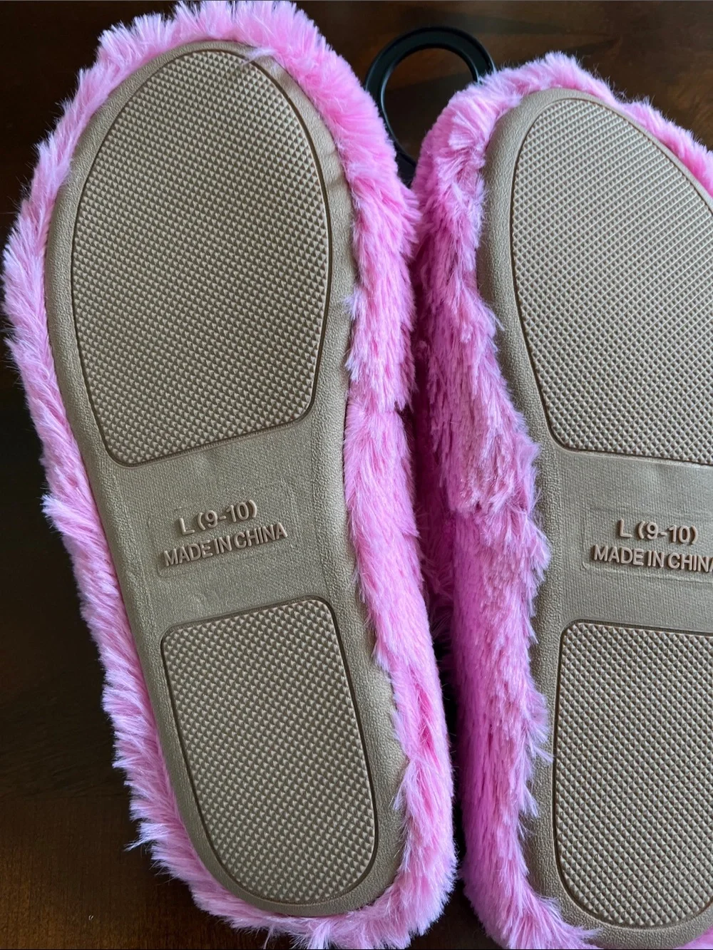 bp Women’s Plush Pink Slip-On Slippers